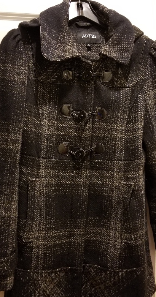 Women's Apt 9 Wool Blend Peacoat
